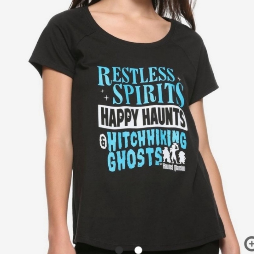 Funko Disney The Haunted Mansion Restless Spirits T-Shirt -Juniors Size S